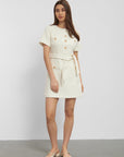 Taylor Boucle Kjole - Off-white