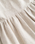 Vienne Hør Kjole - Beige