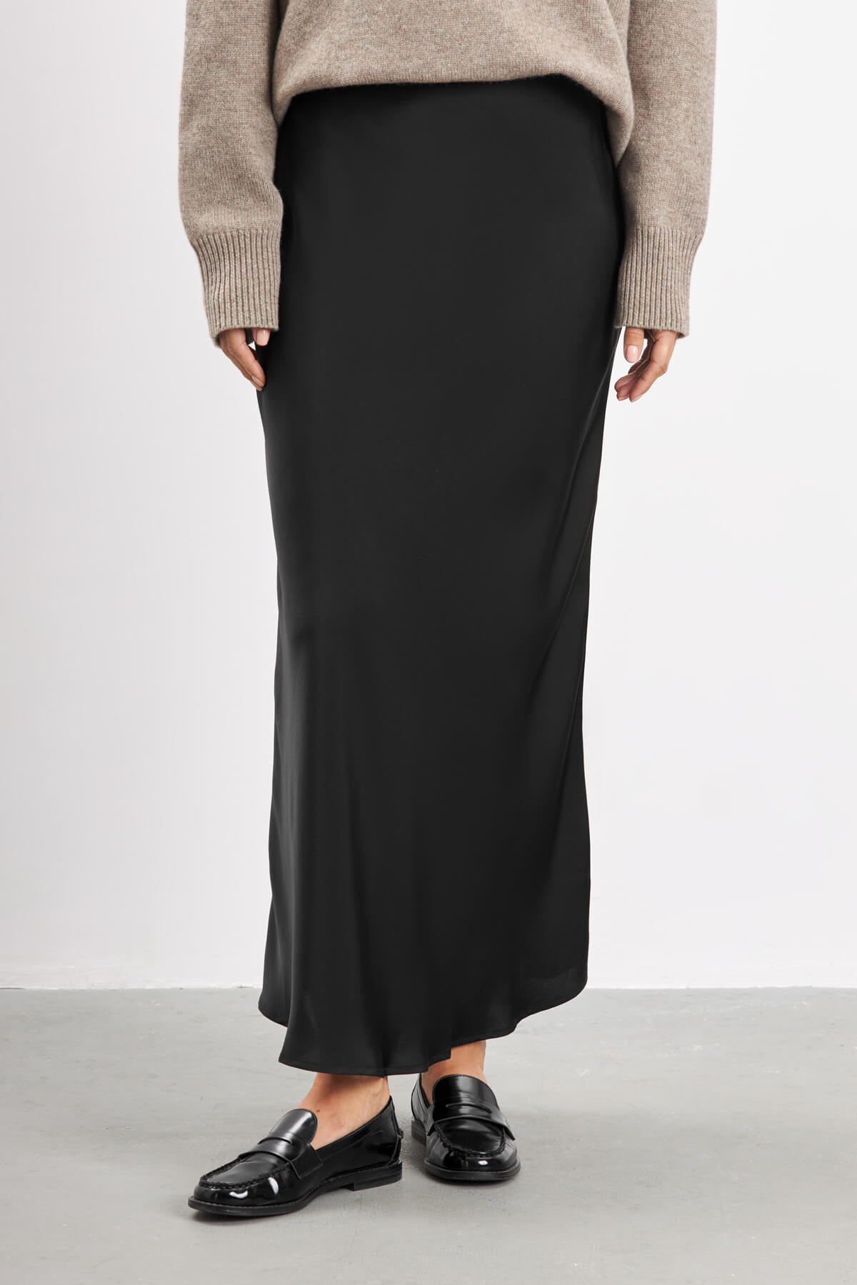 Gilmore Maxi Nederdel - Sort