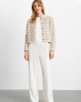 Sienna Cardigan - Stribet Beige