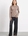 York Cardigan - Brun