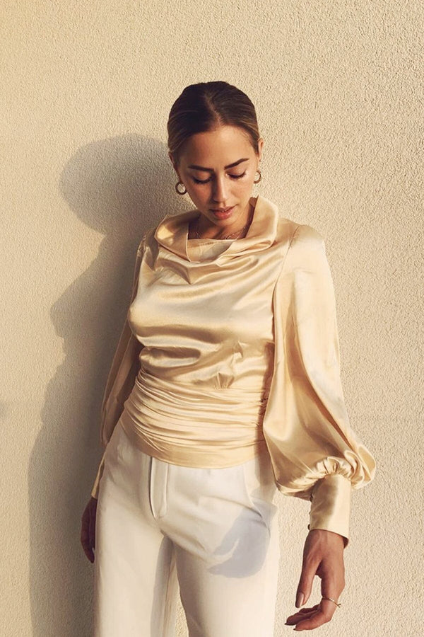Soho Blouse - Nude